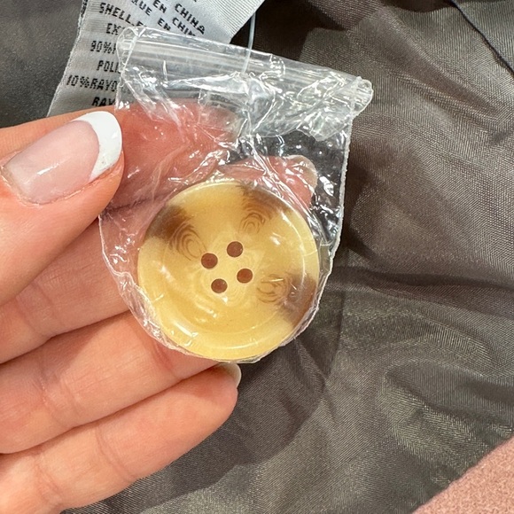 Thread & Supply peacoat warm layering tailored fit double breasted blush M - Picture 14 of 14